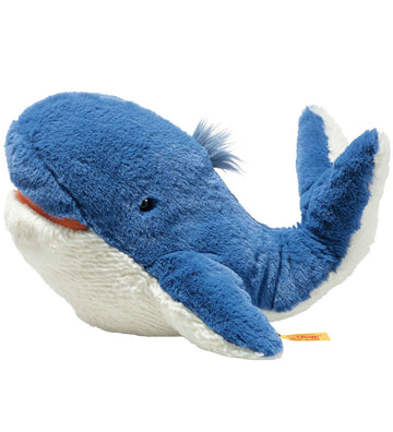 Steiff Knuffel - 28cm - Tory Blue Whale - Medium+ Blue - Steiff - OneSize - Knuffels
