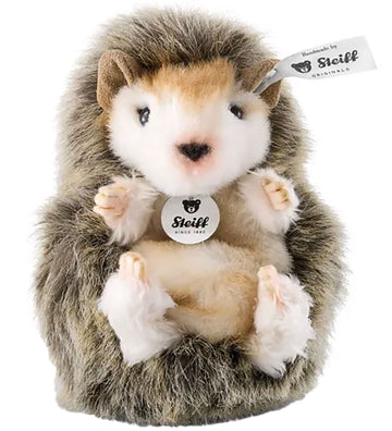Steiff Knuffel - 10 cm - Joggi Baby Egel - Donkerbruin - Steiff - OneSize - Knuffels