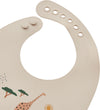 Liewood Slabbetjes - 2-pack - Silicone - Tilda - Safari Sandy Mi - Liewood - OneSize - Slabbetjes