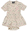 Hummel Body met Rok s/s - hmlTyra - Whitecap Gray - Hummel - 2 jaar (92) - Rompers Korte Mouw