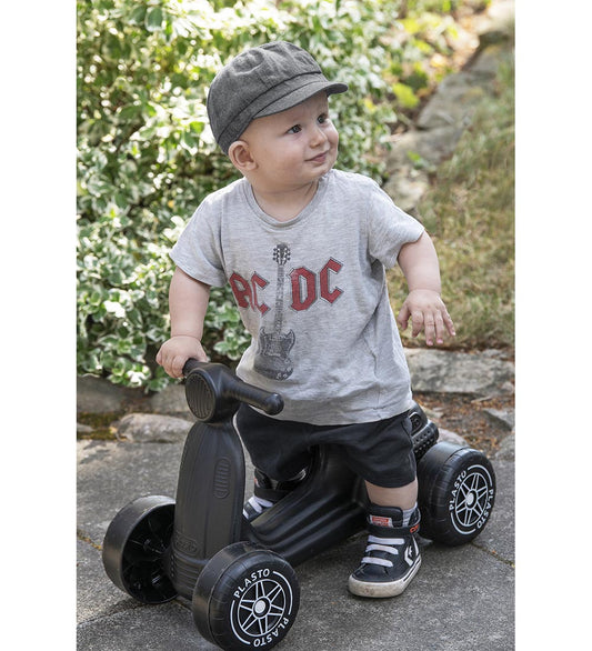 Plasto Scooter met stille wielen - Zwart - Plasto - OneSize - Loopfietsen