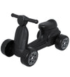 Plasto Scooter met stille wielen - Zwart - Plasto - OneSize - Loopfietsen