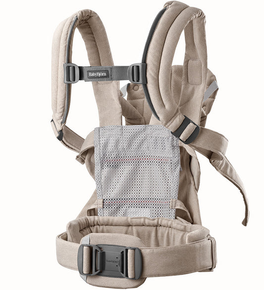 BabyBjörn Voetenzak - Harmony - Geweefd Melange - Licht Beige - BabyBjörn - OneSize - Draagzakken