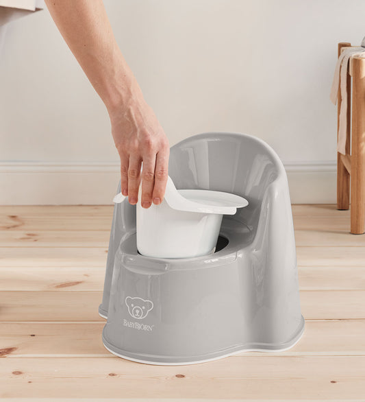 BabyBjörn Potje - Grijs/Wit - BabyBjörn - OneSize - Potjes
