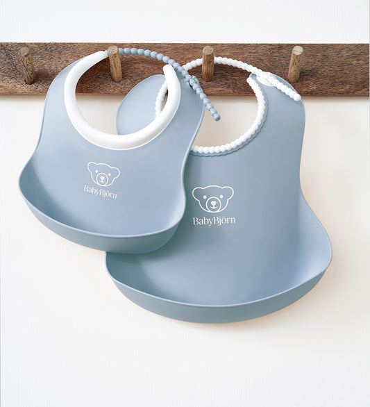 BabyBjörn Slabbetjes - 2-pack - Pastel Blauw - BabyBjörn - OneSize - Slabbetjes