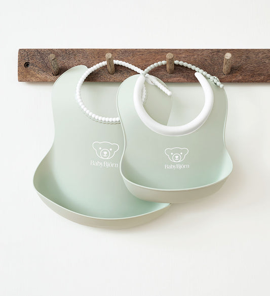 BabyBjörn Slabbetjes - 2-pack - Pastel Groen - BabyBjörn - OneSize - Slabbetjes