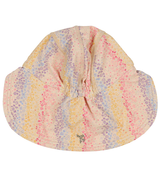 Wheat Zonnehoed - Tonga - UV40+ - Multi Rainbow - Wheat - 44-47 cm - Zwemhoedjes
