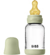 BIBS Babyflesje - 120 ml - Glas/Natuurlijk Rubber - Sage - BIBS - OneSize - Babyflesjes