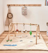 OYOY Hangspeeltje - 3 stk - Bos - Bruin/Groen/Rood - OYOY - OneSize - Hangspeeltjes