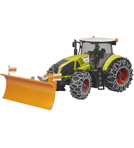 Bruder Tractor - Claas Axion 950 m. Sneeuwkettingen/Sneeuwschuiv - Bruder - OneSize - Tractors