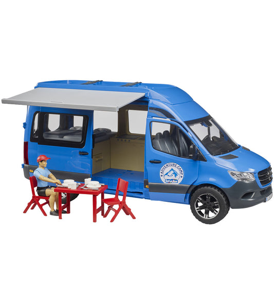 Bruder Minibus - Mercedes Benz Sprintercamper m. rijden - 02684 - Bruder - OneSize - Auto´s