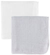 Jack o Juno Wikkeldoek - 120x120 cm - 2-pack - Pom Pom - Pearl/G - Jack o Juno - OneSize - Wikkeldoeken