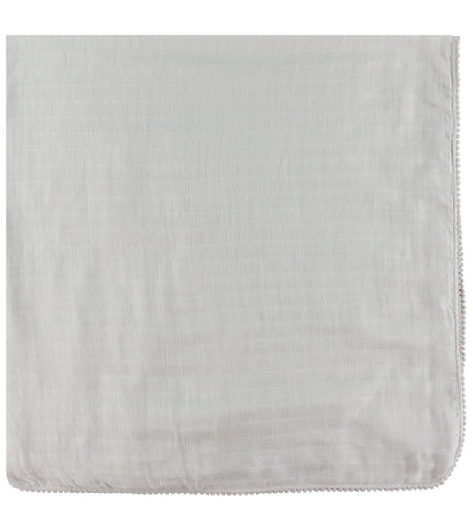 Jack o Juno Wikkeldoek - 120x120 cm - 2-pack - Pom Pom - Pearl/D - Jack o Juno - OneSize - Wikkeldoeken