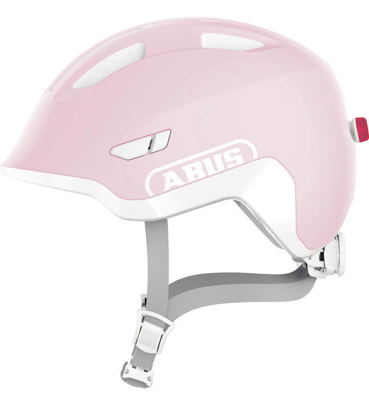 Abus Fietshelm - Smiley 3.0 Ace LED - Zuiver Rose - Abus - 51-55 cm - Fietshelmen