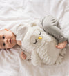 Teddykompaniet Verwarmingskussen - Uil - Wit - 23 cm - Teddykompaniet - OneSize - Knuffels