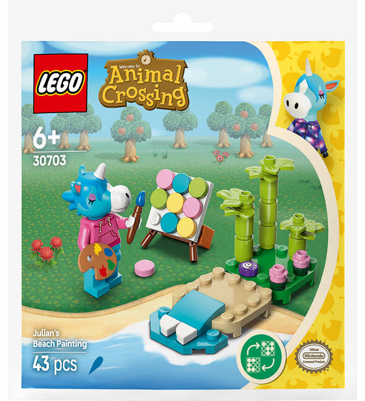 LEGO® Animal Crossing - Strandschilderen met Julian 30703 - 43 O - LEGO® - OneSize - Blokken