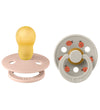 BIBS Colour Fopspenen - Maat 3 - 2-pack - Rond - Blush Mix - BIBS - 18+ mnd - Fopspenen