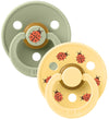 BIBS Colour Fopspenen - Maat 1 - 2-pack - Rond - Sage Mix - BIBS - 0-6 mnd - Fopspenen