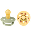 BIBS Colour Fopspenen - Maat 1 - 2-pack - Rond - Sage Mix - BIBS - 0-6 mnd - Fopspenen