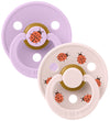 BIBS Colour Fopspenen - Maat 1 - 2-pack - Rond - Violet Sky Mix - BIBS - 0-6 mnd - Fopspenen
