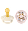 BIBS Colour Fopspenen - Maat 2 - 2-pack - Rond - Ivory Mix - BIBS - 6-18 mnd - Fopspenen