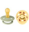 BIBS Colour Fopspenen - Maat 2 - 2-pack - Rond - Sage Mix - BIBS - 6-18 mnd - Fopspenen