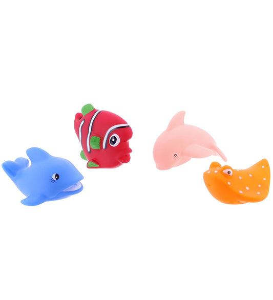 Ludi Badspelltjes - 4-pack - Vis - Ludi - OneSize - Badspeelgoed