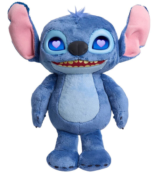 Disney Stitch Knuffel - 27cm - Kenmerk Plooi - Stitch - OneSize - Knuffels