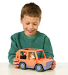 Bluey Speelset - Familie 4WD Vakantie Auto m. Figuur - Bluey - OneSize - Auto´s