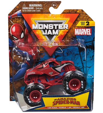 Monster Jam Truck - 1:64 - Marvel - Spider ma - Monster Jam - OneSize - Auto´s