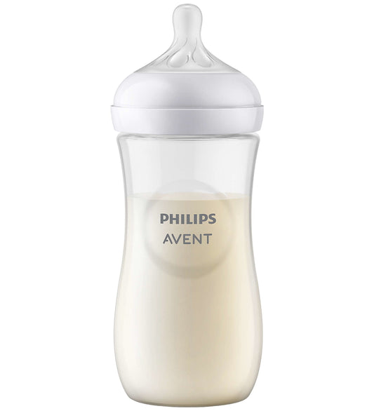 Philips Avent Babyflesje - Natural Reactie - 330 ml - Doorzichti - Philips Avent - OneSize - Babyflesjes