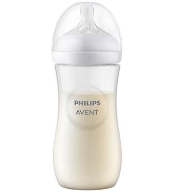 Philips Avent Babyflesje - Natural Reactie - 330 ml - Doorzichti - Philips Avent - OneSize - Babyflesjes
