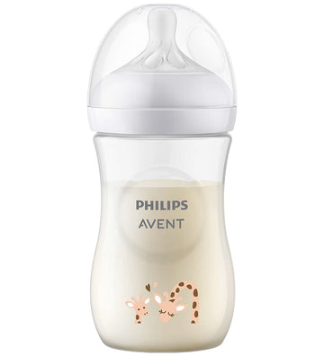 Philips Avent Babyflesje - Natural Reactie - 260 ml - Doorzichti - Philips Avent - OneSize - Babyflesjes