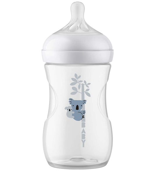 Philips Avent Babyflesje - Natural Reactie - 260 ml - Doorzichti - Philips Avent - OneSize - Babyflesjes