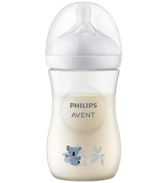 Philips Avent Babyflesje - Natural Reactie - 260 ml - Doorzichti - Philips Avent - OneSize - Babyflesjes