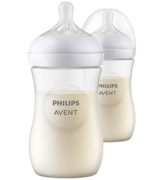 Philips Avent Babyflessen - 2-pack - Natural Reactie - 260 ml - Philips Avent - OneSize - Babyflesjes