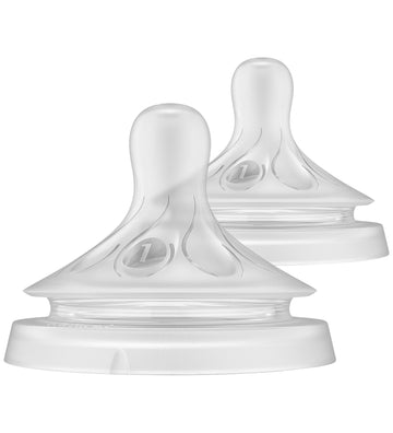 Philips Avent flessenspeen - 2-pack - Natural Reactie - 0m+ - Philips Avent - OneSize - Flessenspenen