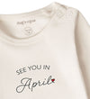 That's Mine Romper l/s - See jij in April - Thats Mine - 56 - Rompers Lange Mouw