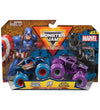 Monster Jam Truck - 1:64 - Marvel - 2-pack - Captain America teg - Monster Jam - OneSize - Auto´s