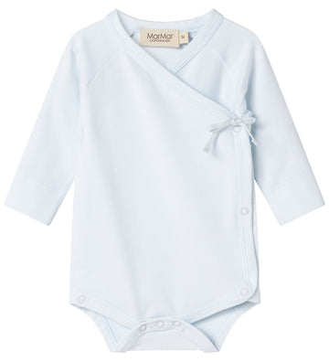 MarMar Romper l/s - Belita - Noos - Lichtblauw - MarMar - 56 - Rompers Lange Mouw