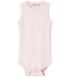 MarMar Romper mouwloos - Rib - Mouwloos - Noos - Roze - MarMar - 2 jaar (92) - Rompers Mouwloos