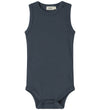 MarMar Romper mouwloos - Rib - Mouwloos - Noos - Blauw - MarMar - 62 - Rompers Mouwloos