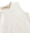 MarMar Romper mouwloos - Rib - Mouwloos - Noos - Zacht White - MarMar - 3 jaar (98) - Rompers Mouwloos