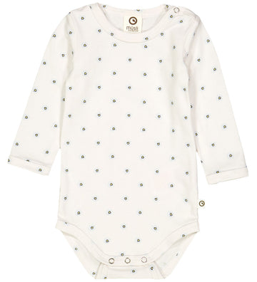 Müsli Romper l/s - Daisy - Conditioner Cream/Maïs/Breeze - Müsli - 1½ jaar (86) - Rompers Lange Mouw