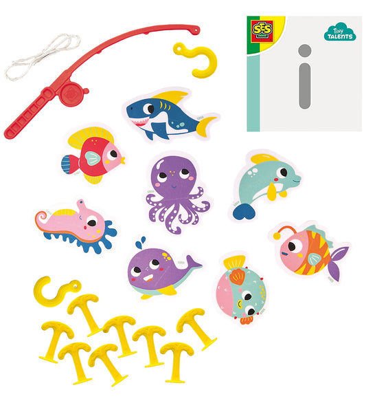 SES Creative Badspeelgoed - Visspel - Schuimvis - SES Creative - OneSize - Badspeelgoed