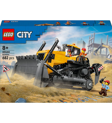 LEGO® City - Gele bulldozer 60466 - 682 Onderdelen - LEGO® - OneSize - Blokken