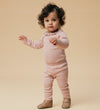 Lil Atelier Romper l/s - NbfRachel - Noos - Misty Rose m. Pointe - Lil Atelier - 68 - Rompers Lange Mouw
