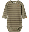 Lil Atelier Romper l/s - Rib - Noos - NbmKail - Overland Trek - Lil Atelier - 1½ jaar (86) - Rompers Lange Mouw