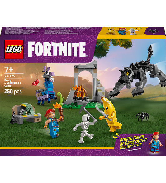 LEGO® Fortnite - Peely en Sparkplugs kamp 77075 - 250 Onderdelen - LEGO® - OneSize - Blokken