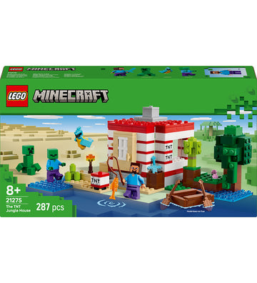 LEGO® Minecraft - Het TNT junglehuis 21275 - 287 Onderdelen - LEGO® - OneSize - Blokken